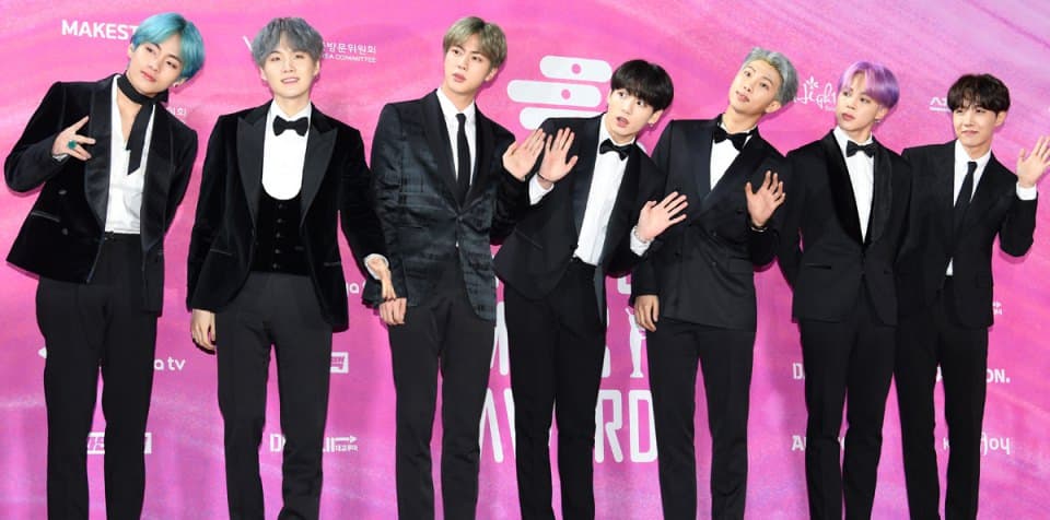 Le groupe BTS au Seoul Music Awards