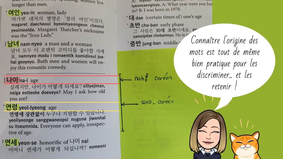 Connaître les racines des mots coréens est utile pour les discriminer et les mémoriser