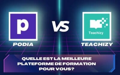 Podia vs Teachizy : quelle est la meilleure plateforme de formation pour vous?