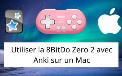 Utiliser la 8BitDo Zero 2 avec Anki sur Mac